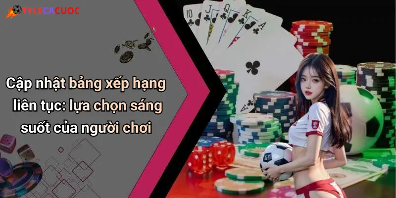 Bảng Xếp Hạng Bóng Đá: Sôi Động Cùng Kèo Cá Cược Mới Nhất 4 Cập nhật bảng xếp hạng liên tục: lựa chọn sáng suốt của người chơi