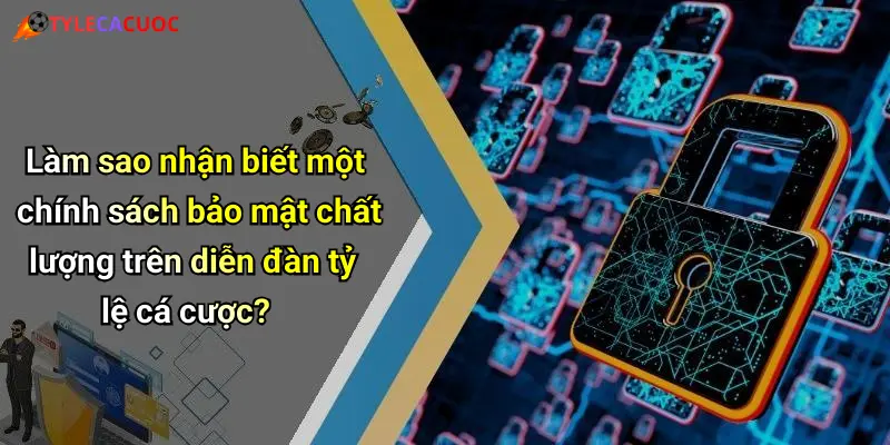 Làm sao nhận biết một chính sách bảo mật chất lượng trên diễn đàn tỷ lệ cá cược?